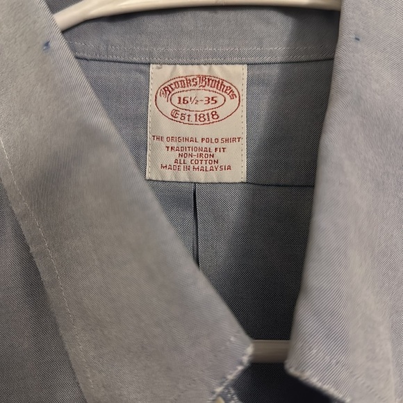 Brooks Brothers button down shirt size 16 1/2-35 - Picture 2 of 3